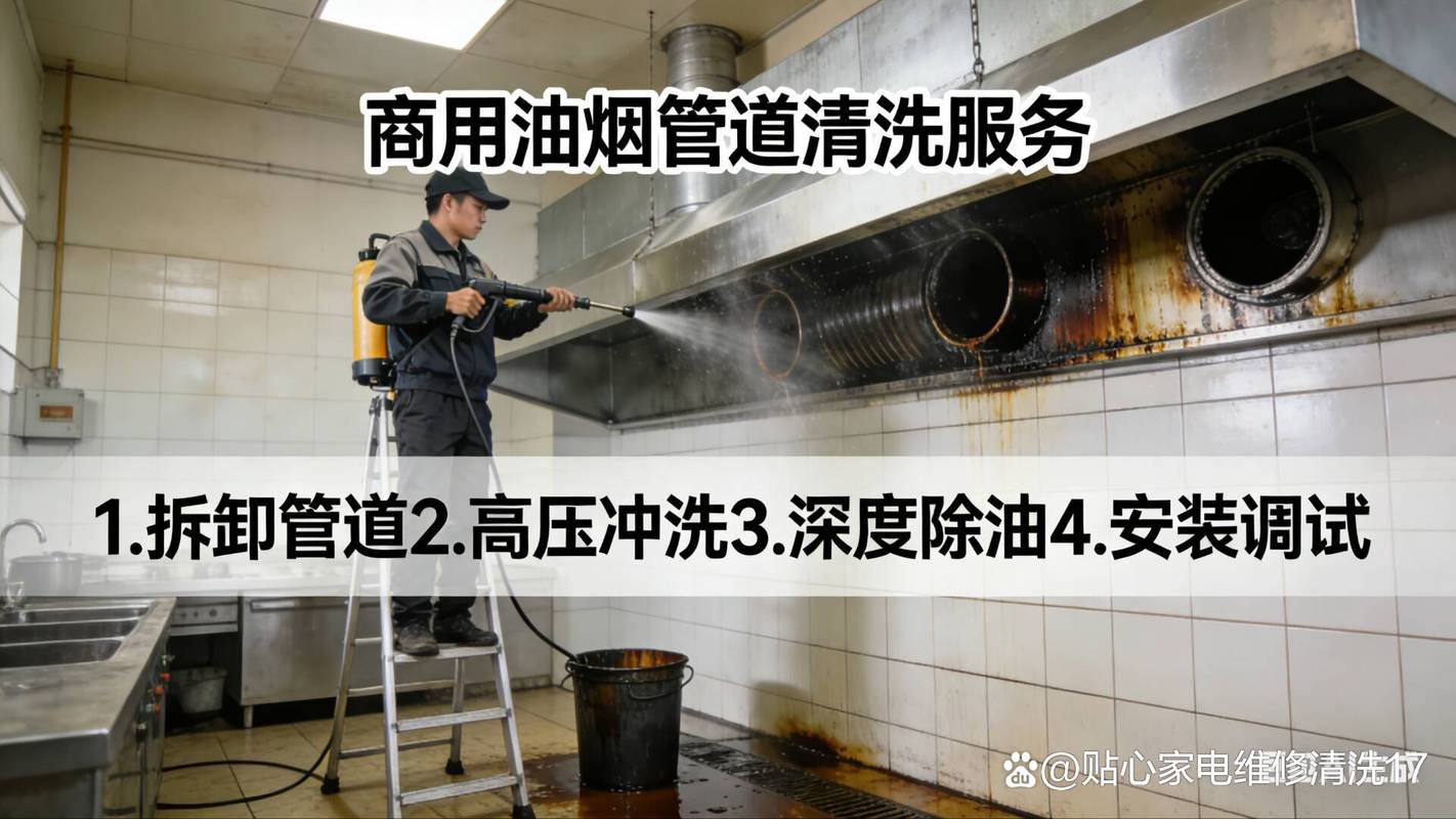 古交商用油烟管道清洗 为快餐工厂与餐饮后厨筑牢安全防线